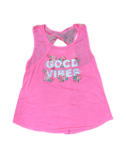 Top Sleeveless By Bobbie Brooks In Pink, Size:2X