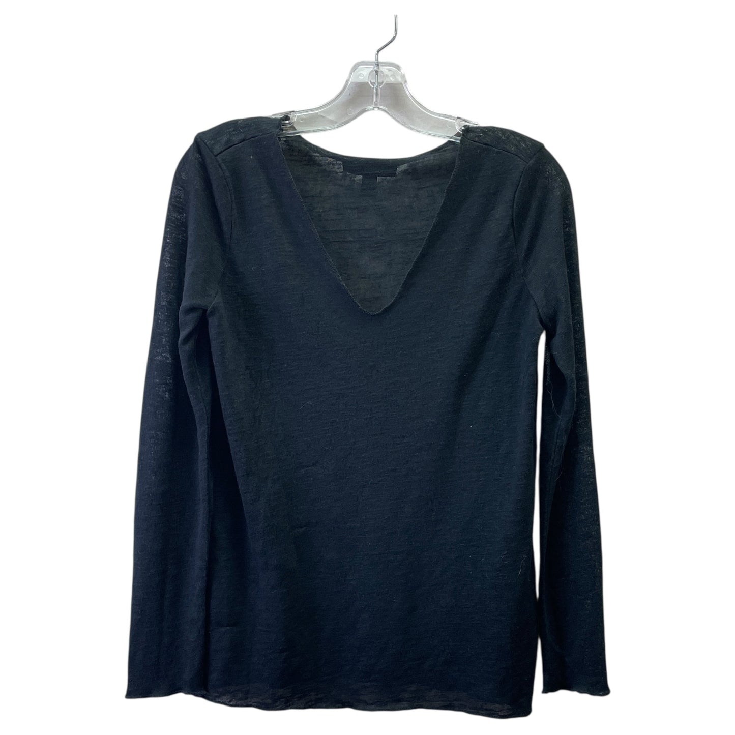 Top Ls By Joan Vass In Black, Size:Xs