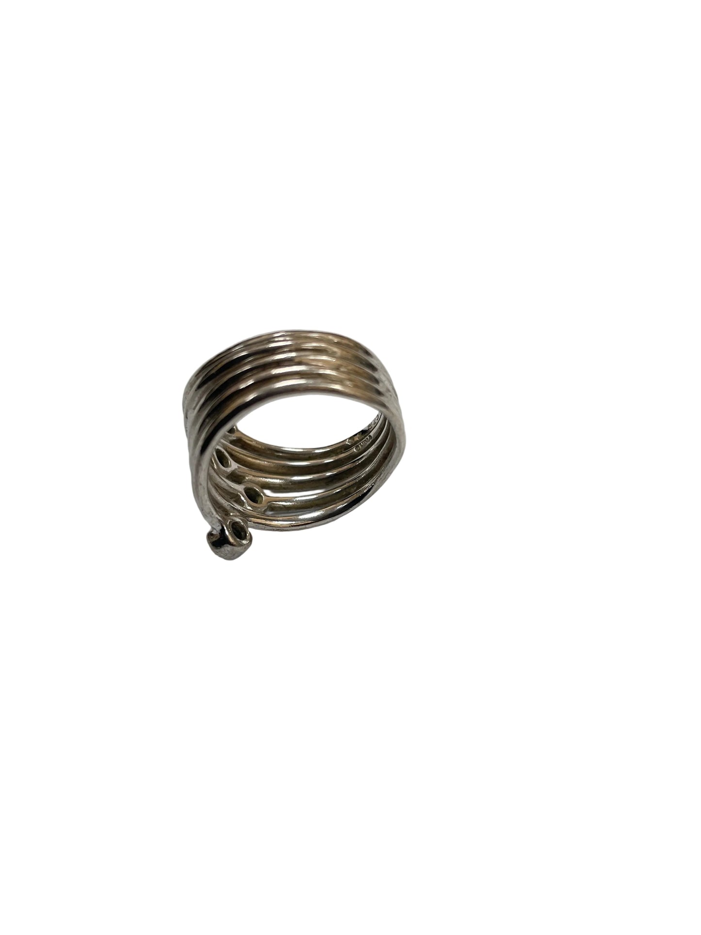 Ring Statement By Cme In Silver, Size:8