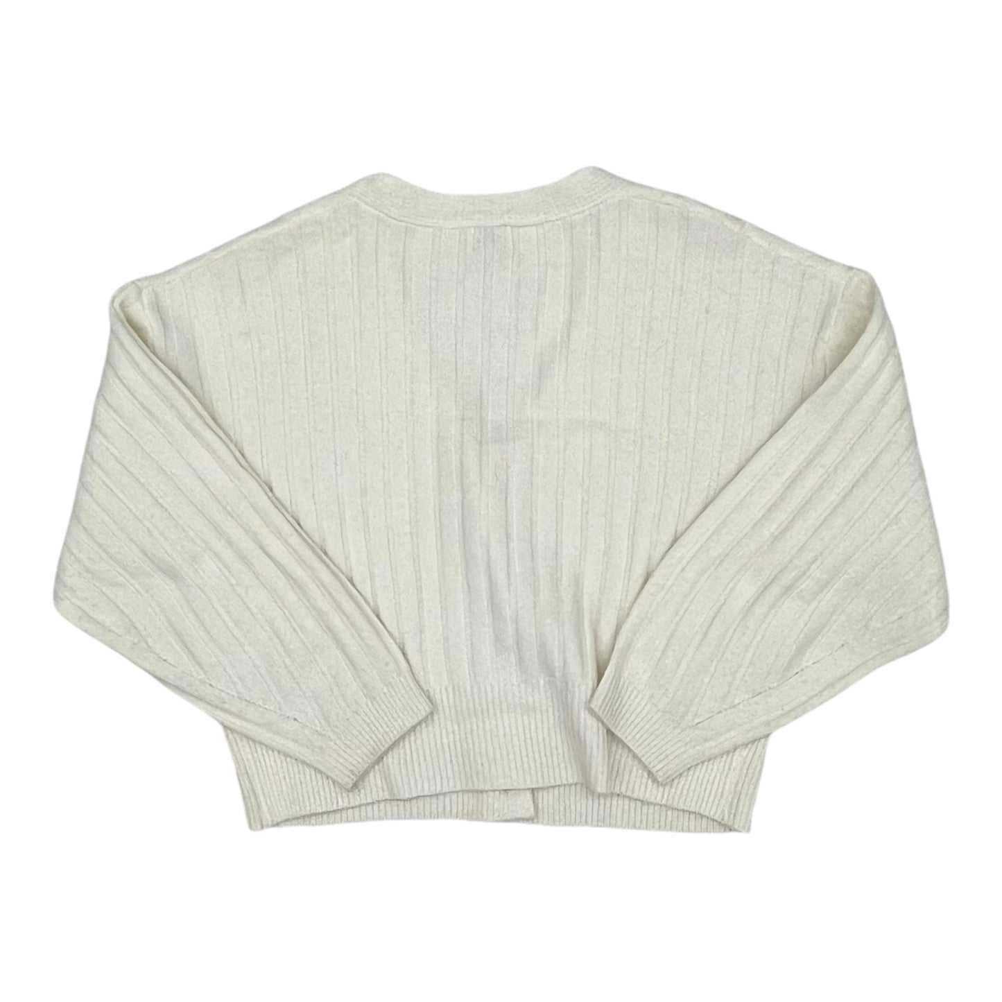 Sweater Cardigan By A New Day In Cream, Size:Xs