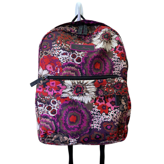 Backpack By Vera Bradley In Floral Print, Size:Medium