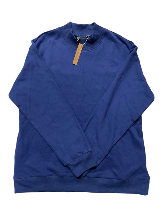 Sweatshirt Crewneck By Clothes Mentor In Navy, Size:M