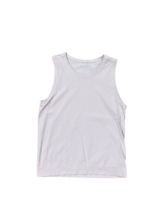 Athletic Tank Top By Lululemon In Pink, Size:M