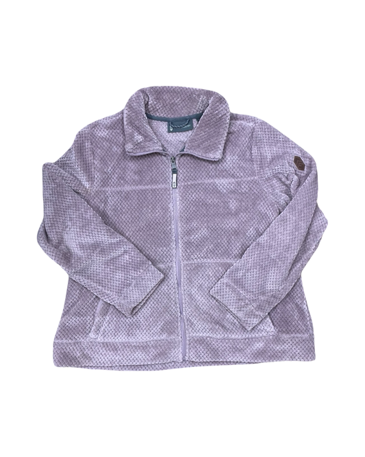 Jacket Fleece By Free Country In Purple, Size:1X