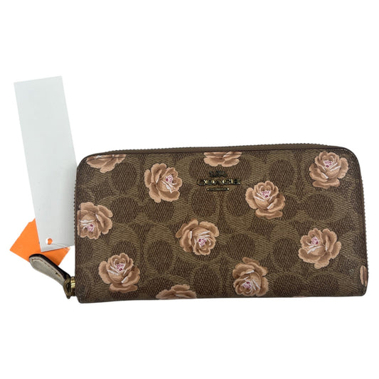 Wallet Designer By Coach In Brown, Size:Large