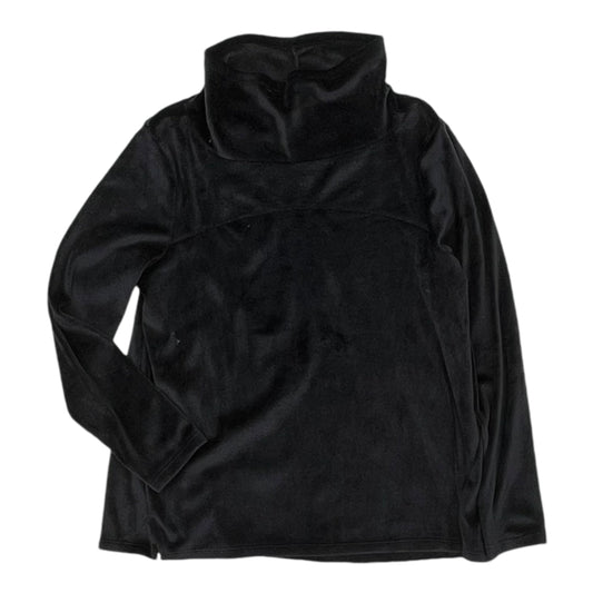 Athletic Top Ls Collar By Clothes Mentor In Black, Size:M