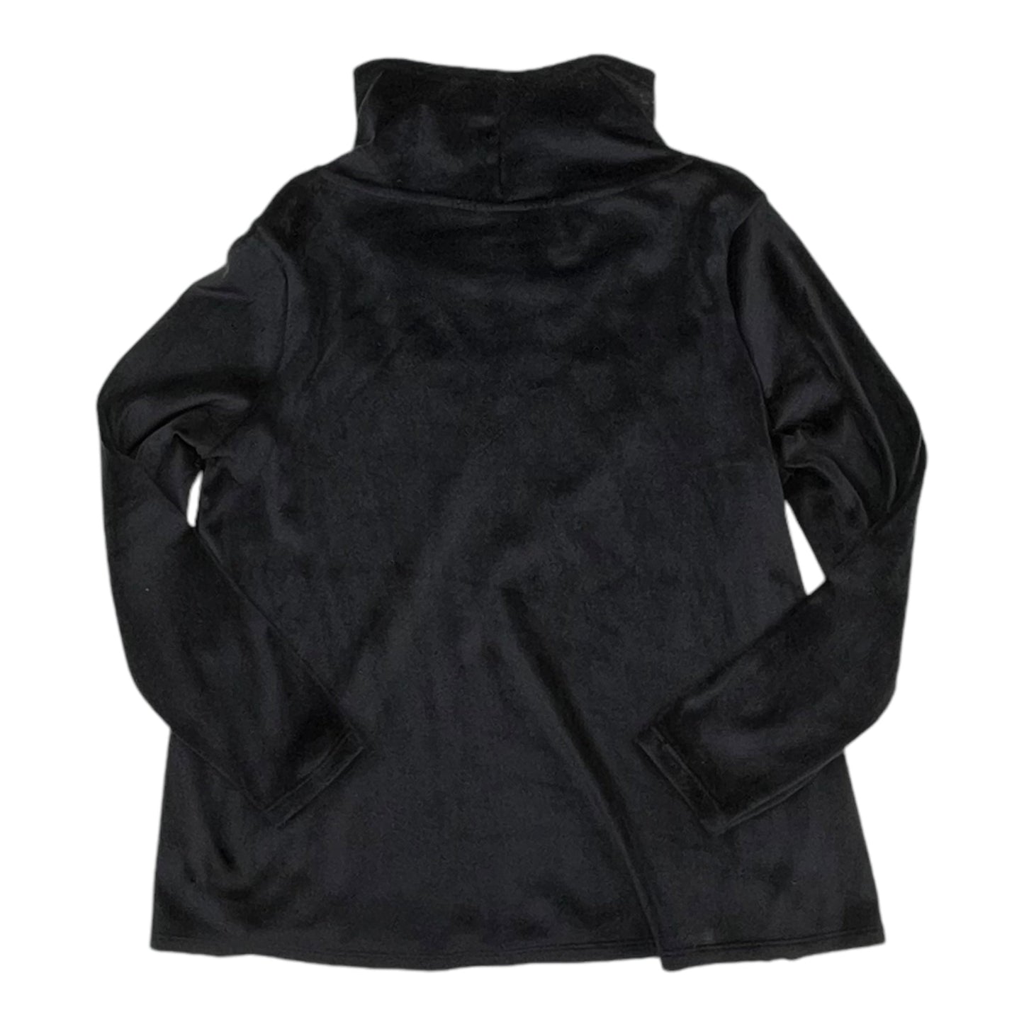 Athletic Top Ls Collar By Clothes Mentor In Black, Size:M