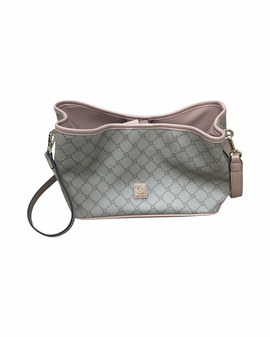 Handbag By Nine West In Pink & Tan, Size:Small