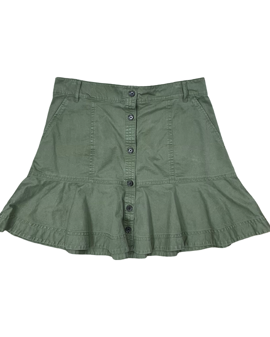 Skirt Mini & Short By Banana Republic In Green, Size:16