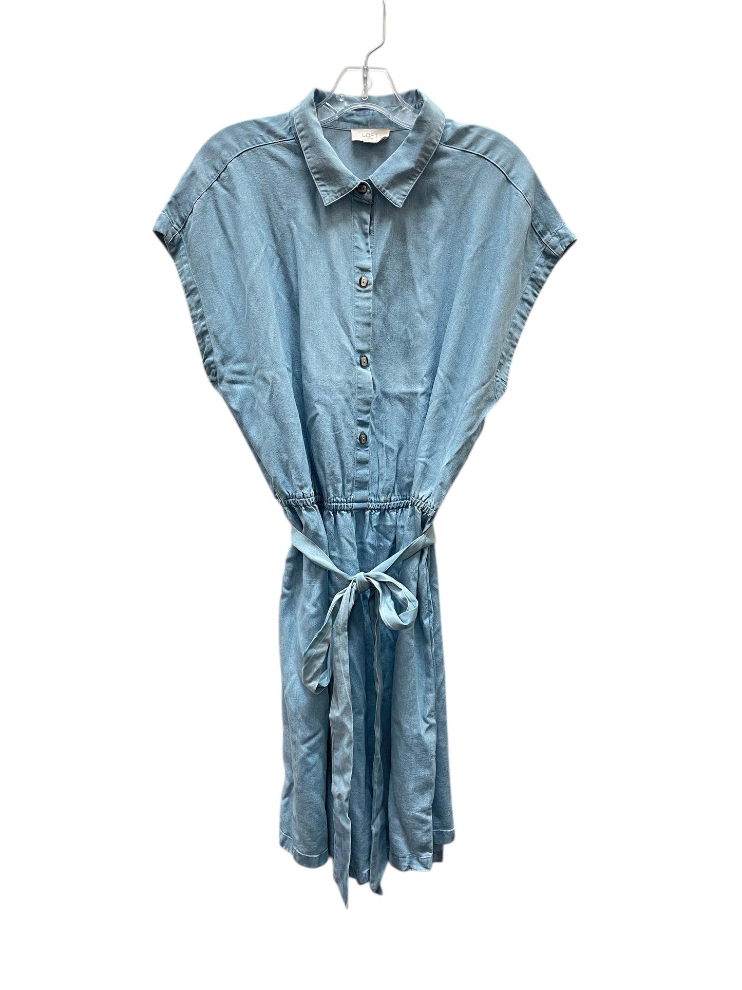 Dress Casual Short By Loft In Blue Denim, Size:Xl