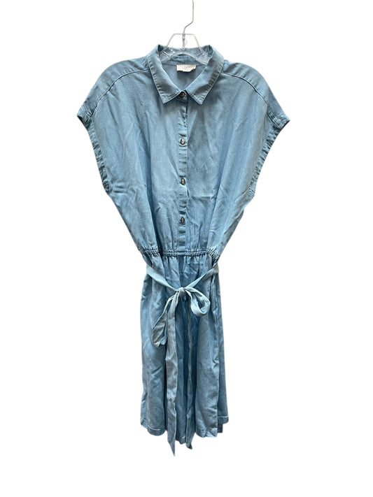 Dress Casual Short By Loft In Blue Denim, Size:Xl