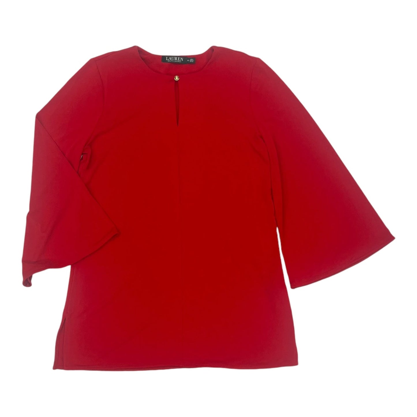 BLOUSE 3/4 SLEEVE by LAUREN BY RALPH LAUREN In RED, Size: S