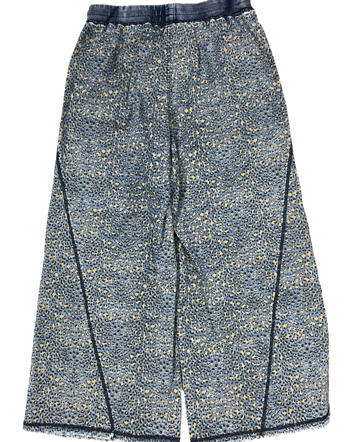 Pants Lounge By Easel In Blue & Brown, Size:L