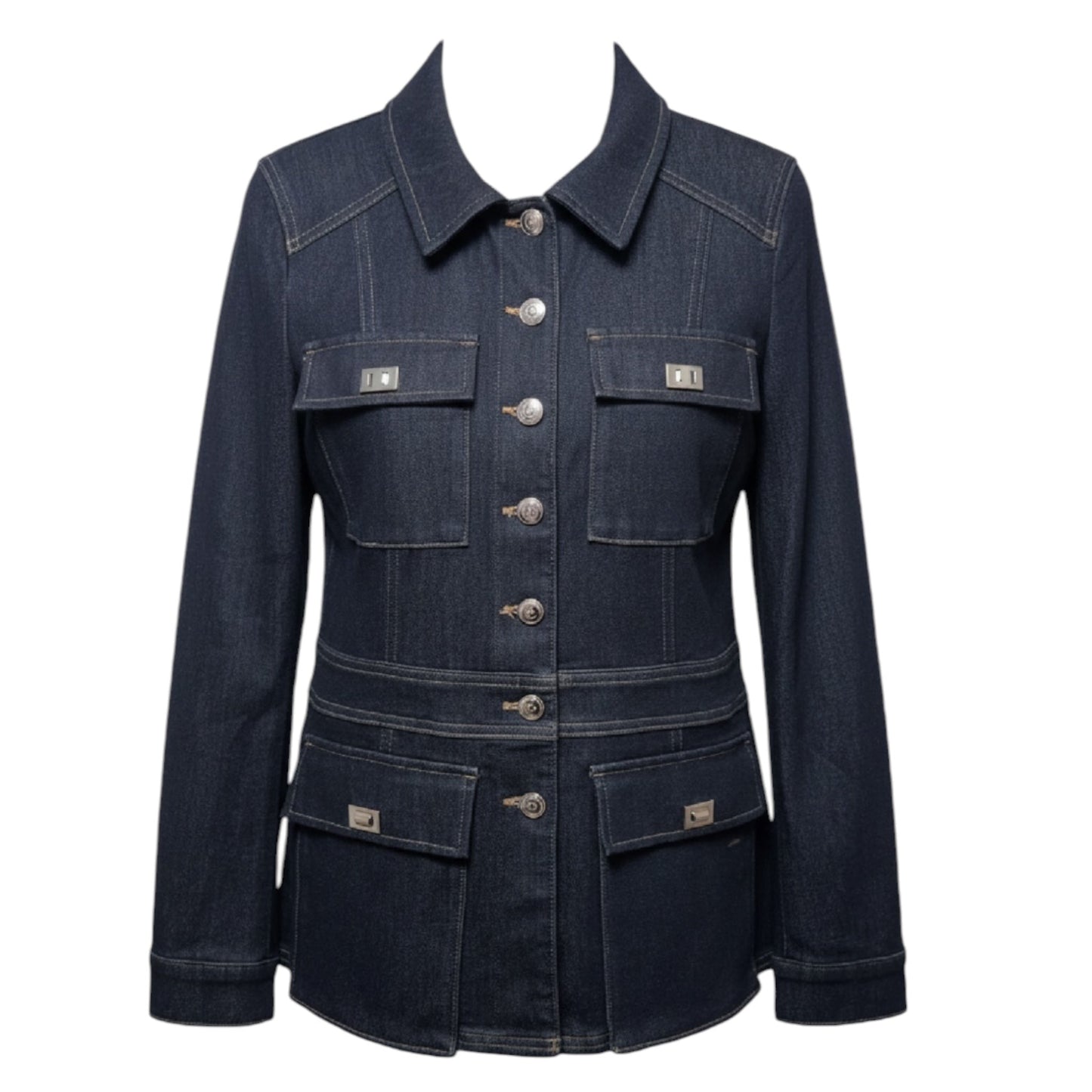 Jacket Denim By White House Black Market In Blue Denim, Size: S