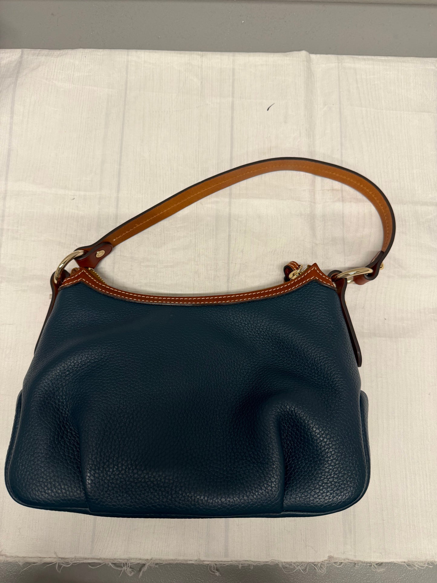 Handbag Designer By Dooney And Bourke In Teal, Size:Medium