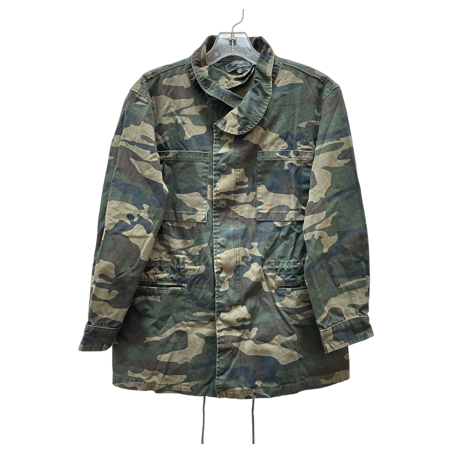 Jacket Leather By CHOCOLATE In Green, Size:S