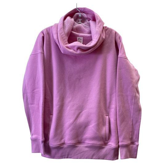Sweatshirt Hoodie By Zyia In Pink, Size:M