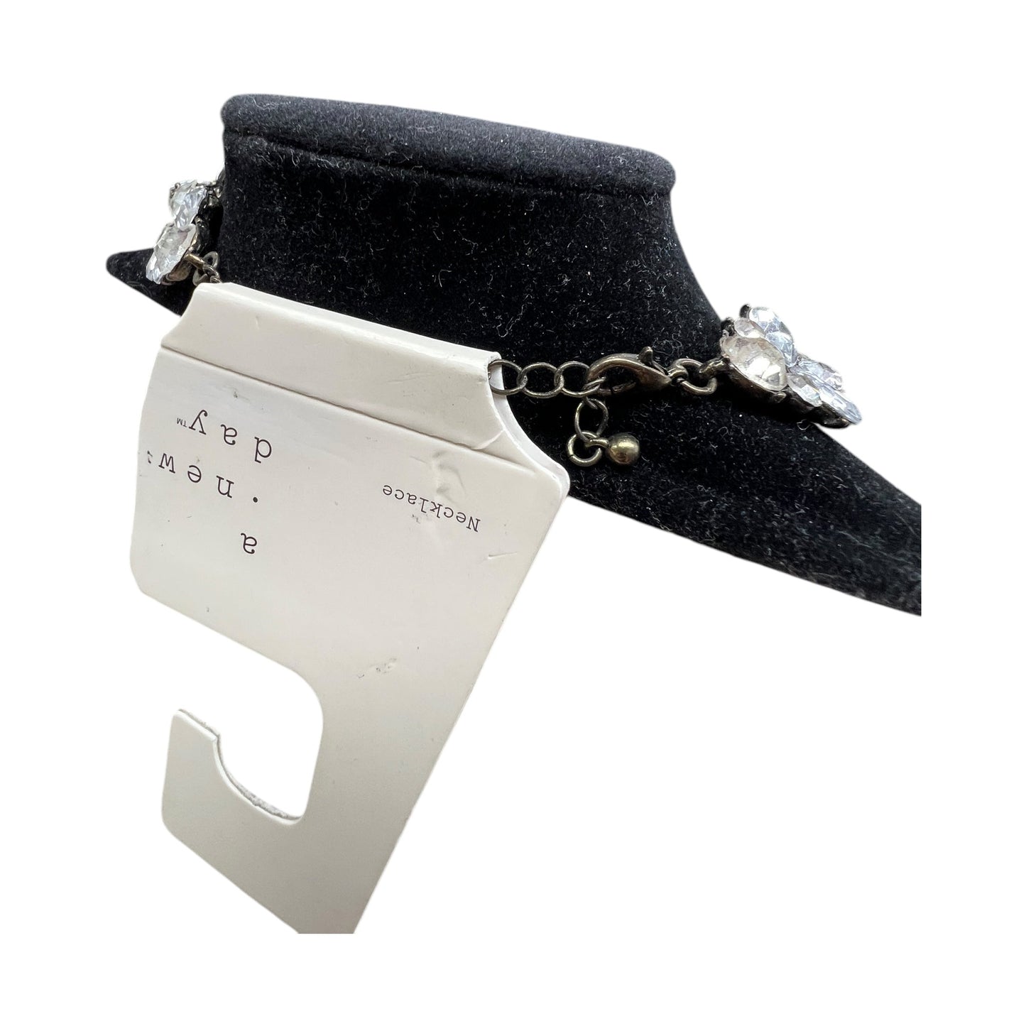 Necklace Statement By A New Day In Silver