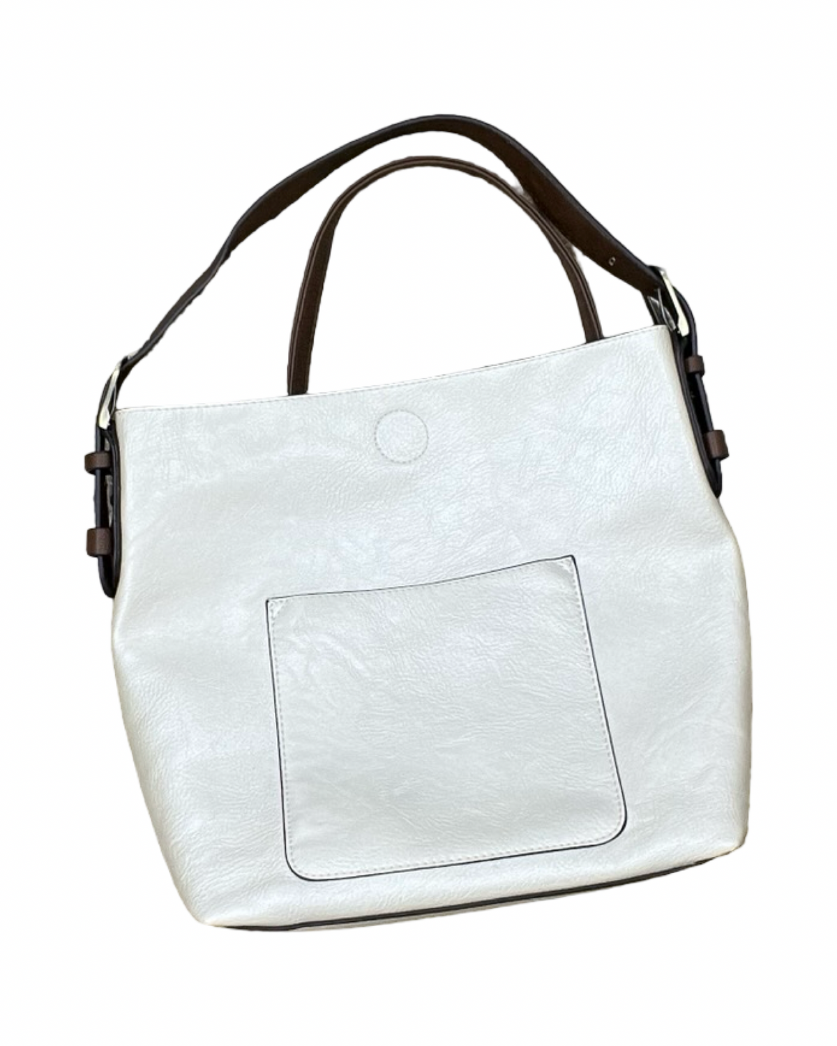 Handbag By Joy In Cream, Size:Large