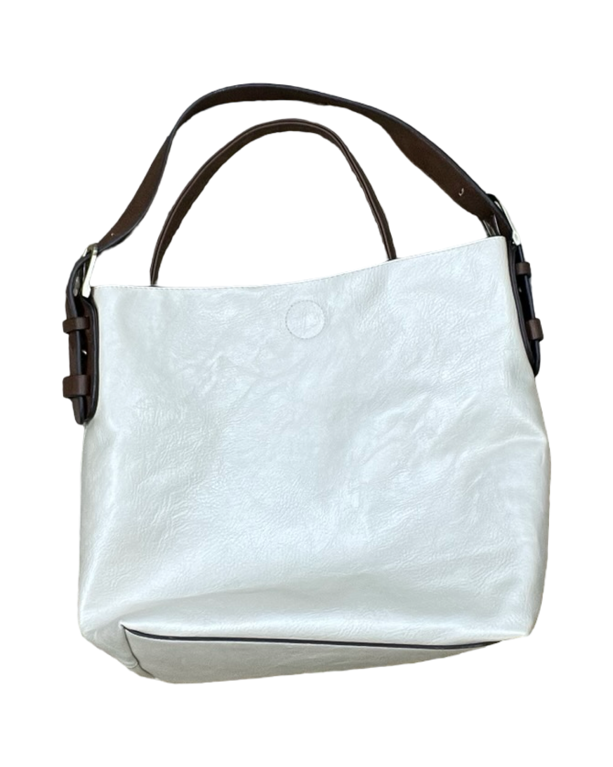 Handbag By Joy In Cream, Size:Large