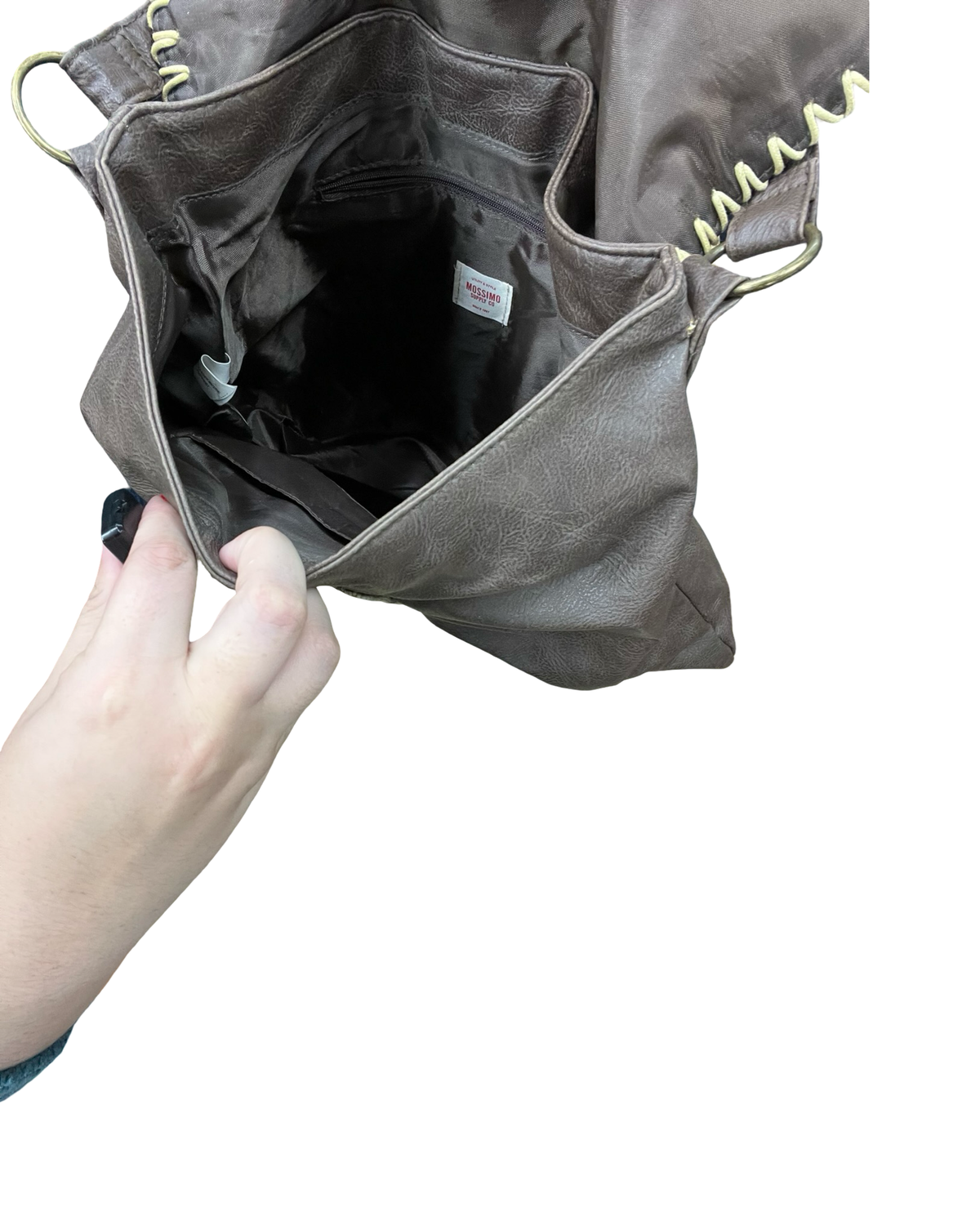 Handbag By Mossimo In Brown, Size:Large