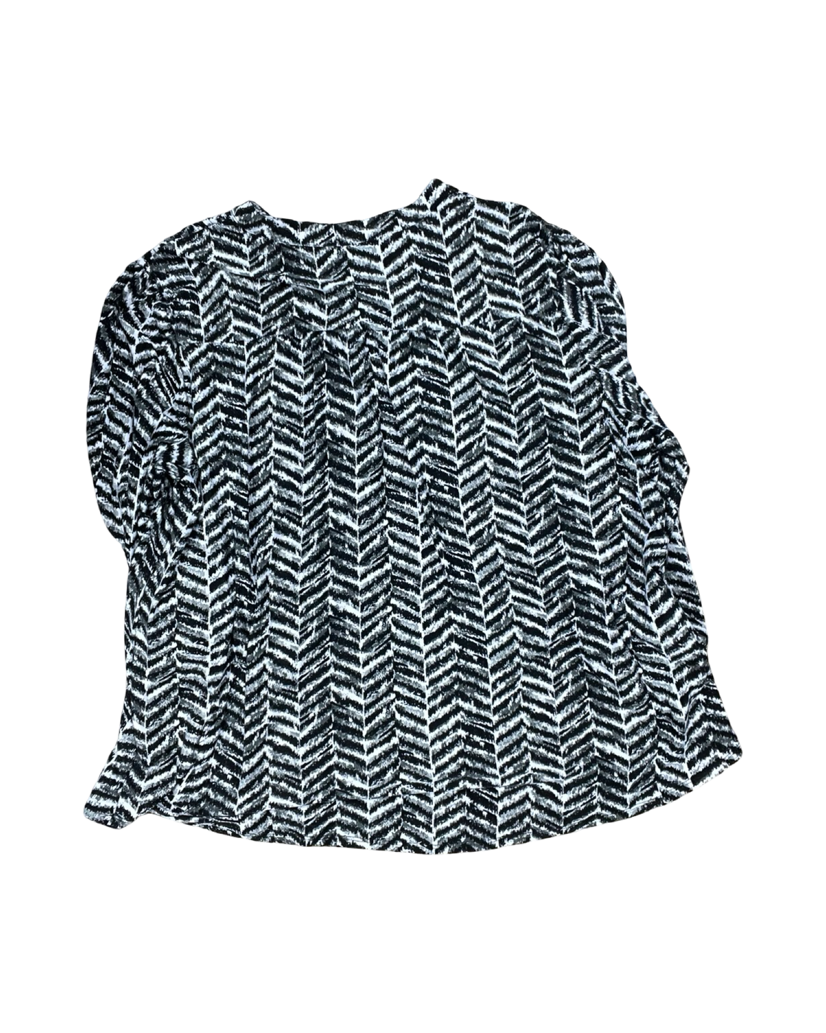 Top Ls By Cocomo In Black & White, Size:3X