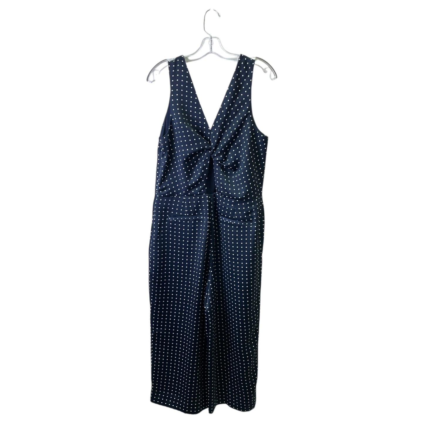 Jumpsuit By Banana Republic In Blue & White, Size:L