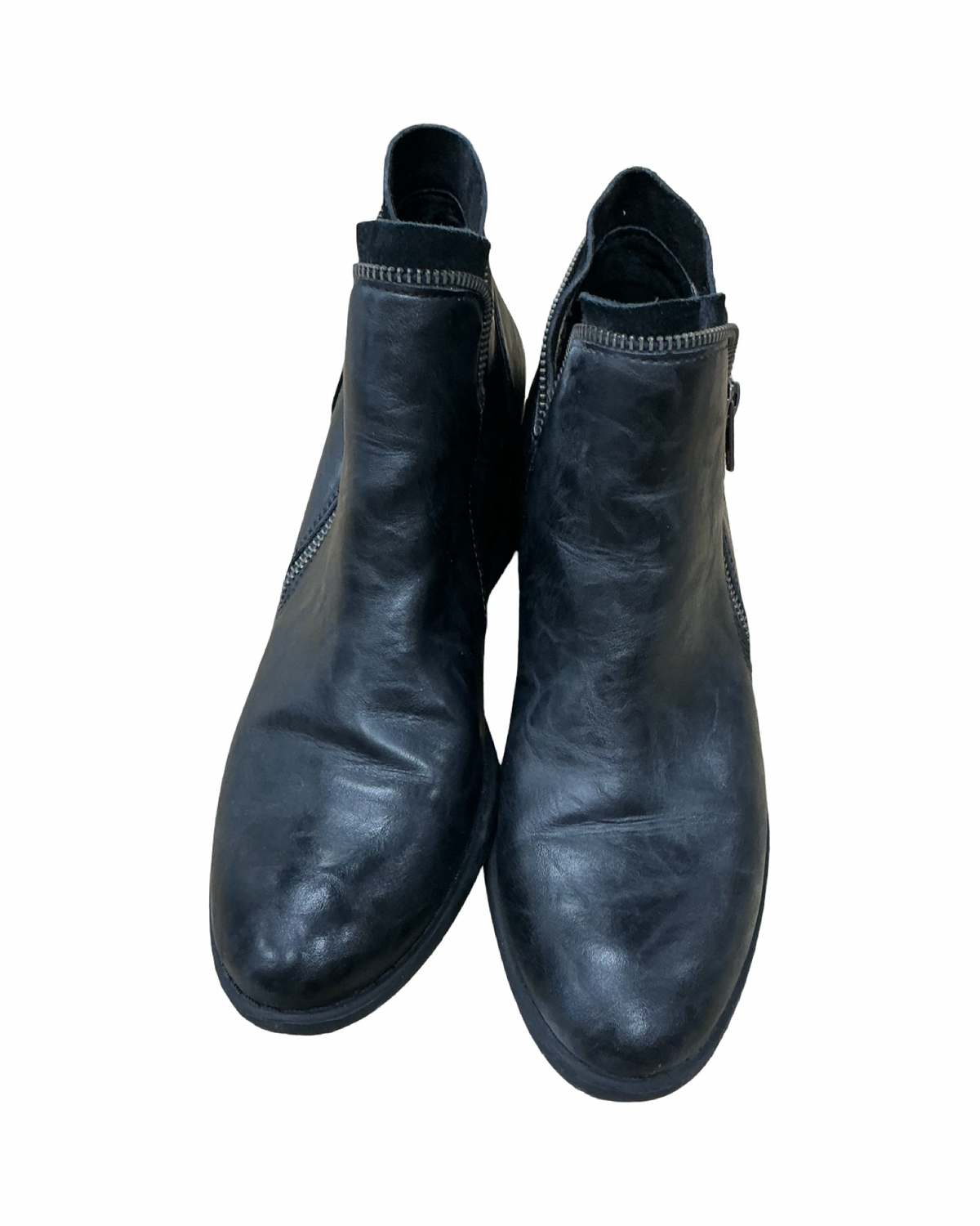 Boots Ankle Flats By Boc In Black, Size:10