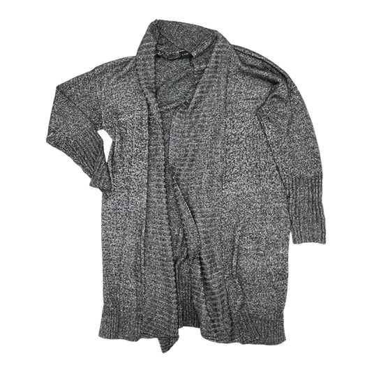 Cardigan By Lane Bryant In Black & Silver, Size:L