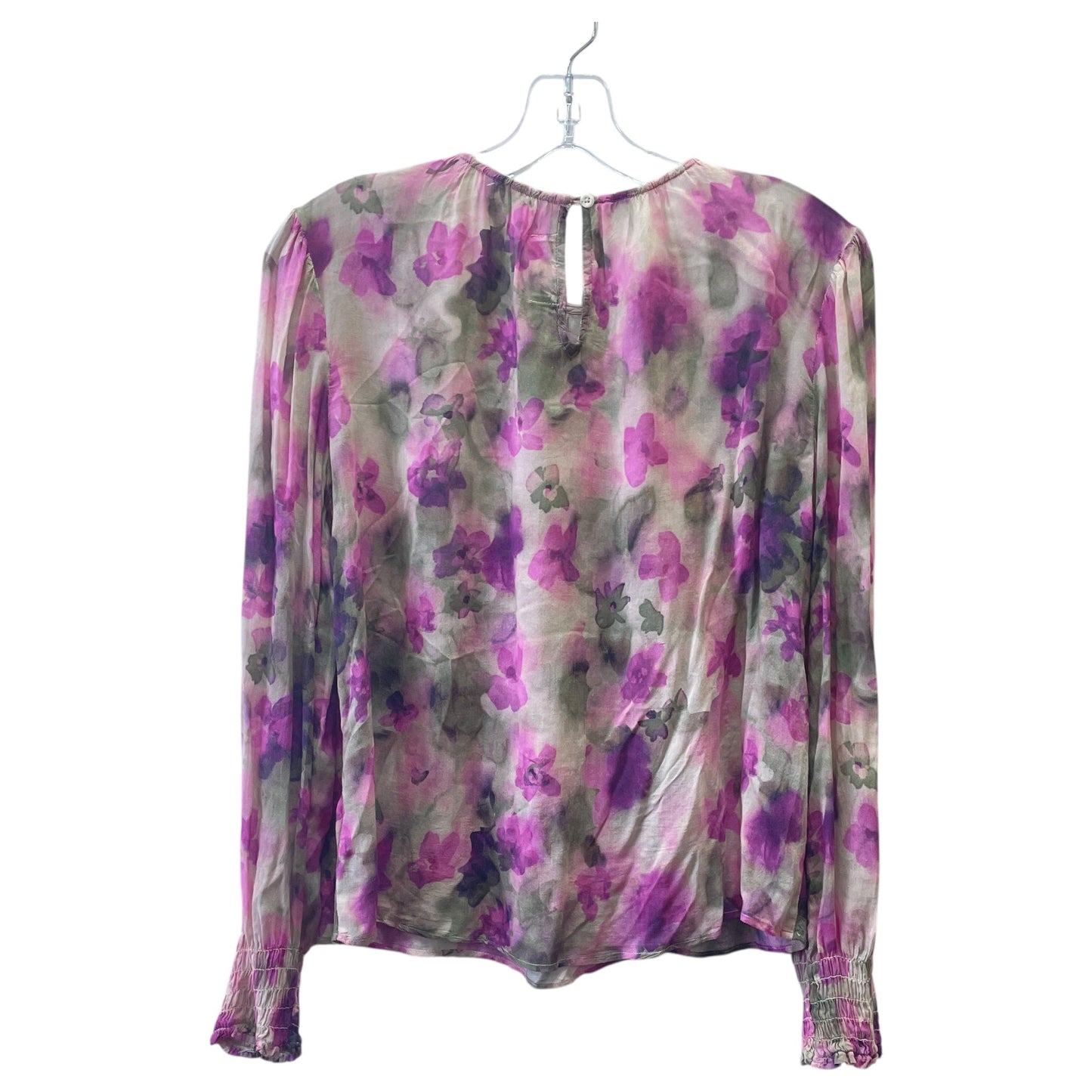 Top Ls By Bella Dahl In Green & Purple, Size:Xs
