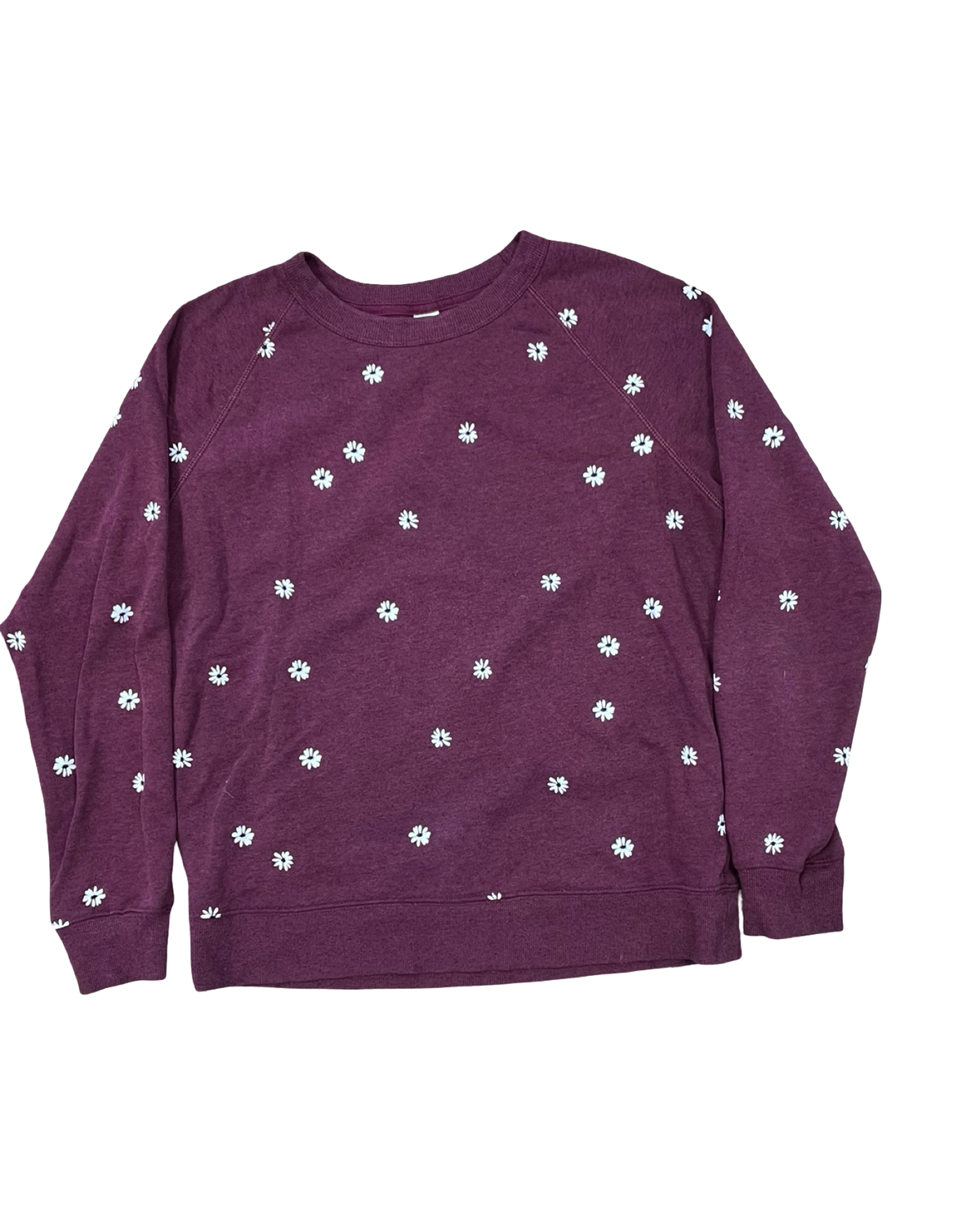 Sweatshirt Crewneck By Old Navy In Maroon, Size:S