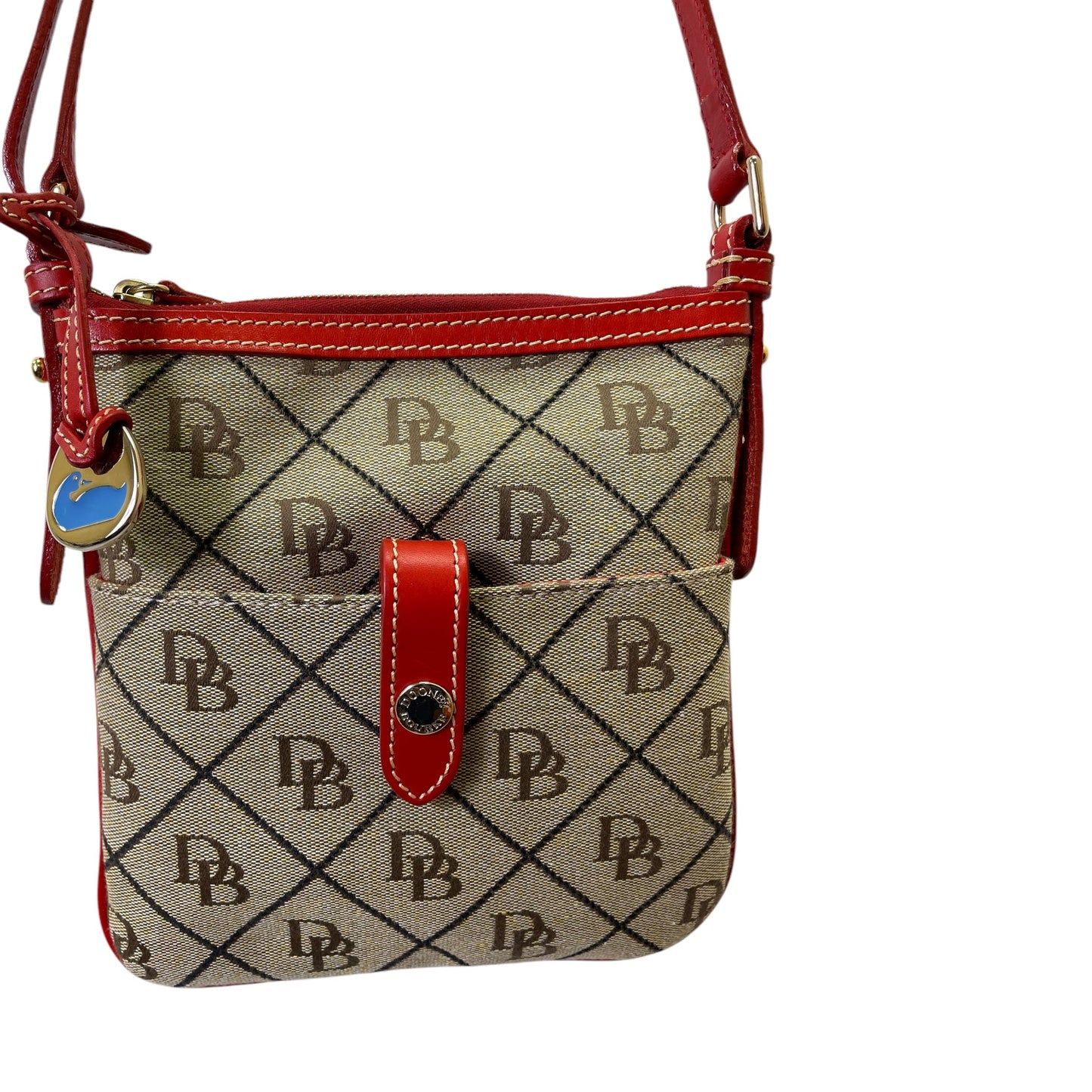 Crossbody Designer By Dooney And Bourke In Red, Size:Medium