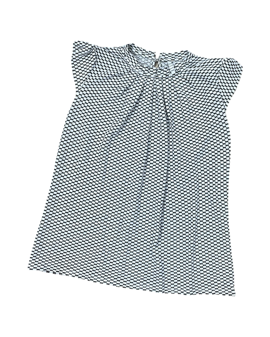 Top Sleeveless By Elle In Black & White, Size:Xs