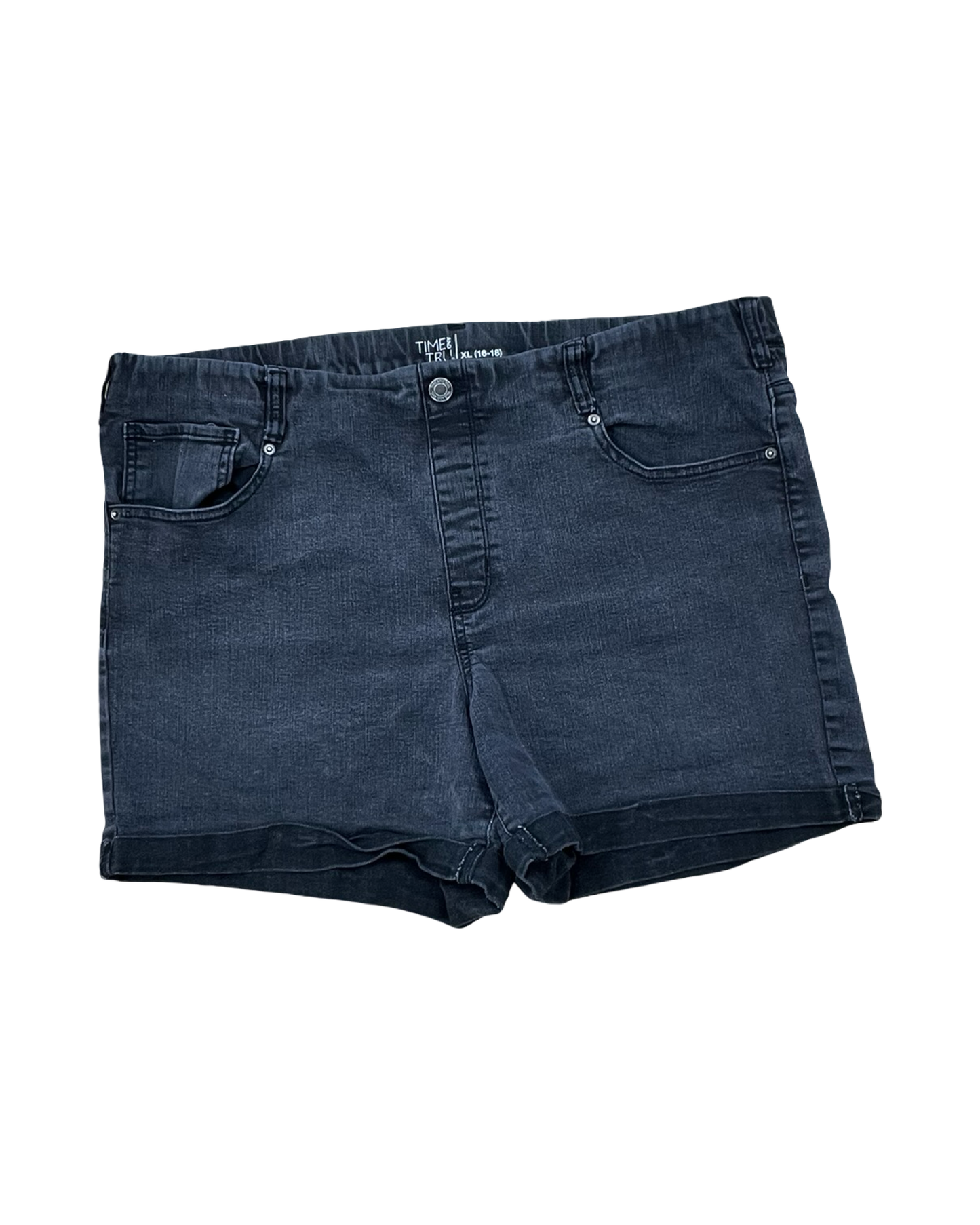 Shorts By Time And Tru In Black, Size:16