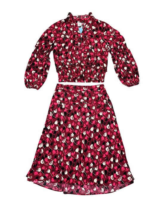 Pants Set 2Pc By Cabi In Pink, Size:M