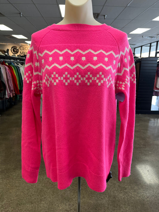 Sweater By Sail To Sable In Pink, Size:L