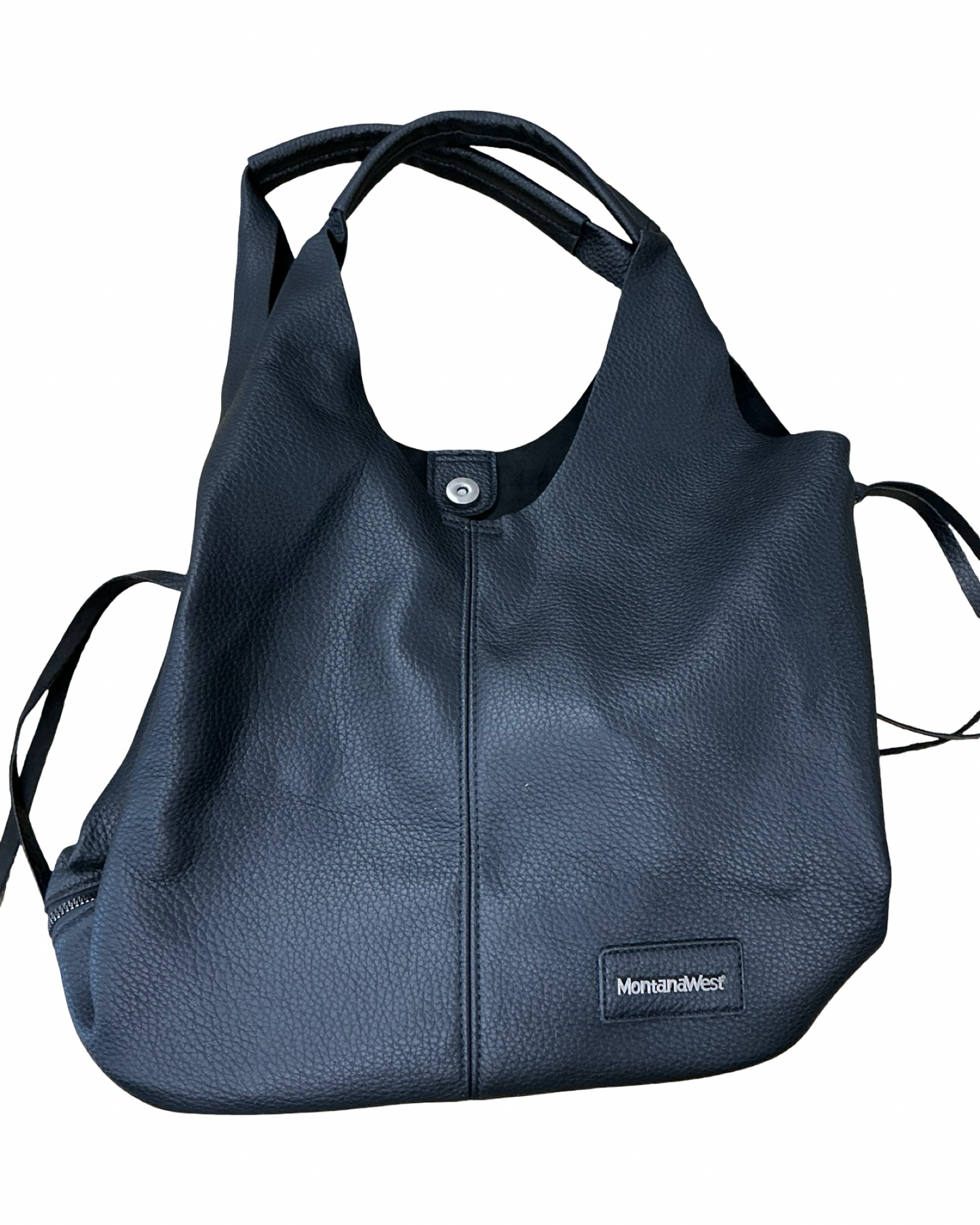 Tote Leather By Montana West In Black, Size:Large