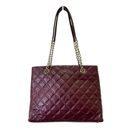 Handbag Designer By Kate Spade In Maroon, Size:Medium