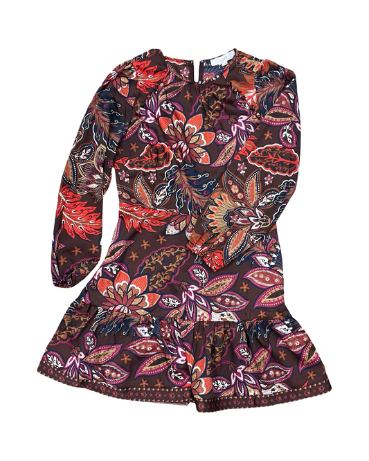 Dress Work By Loft In Brown, Size:S