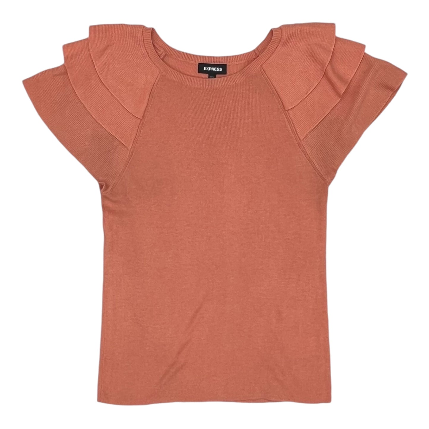 Sweater Ss By Express In Orange, Size:Xl