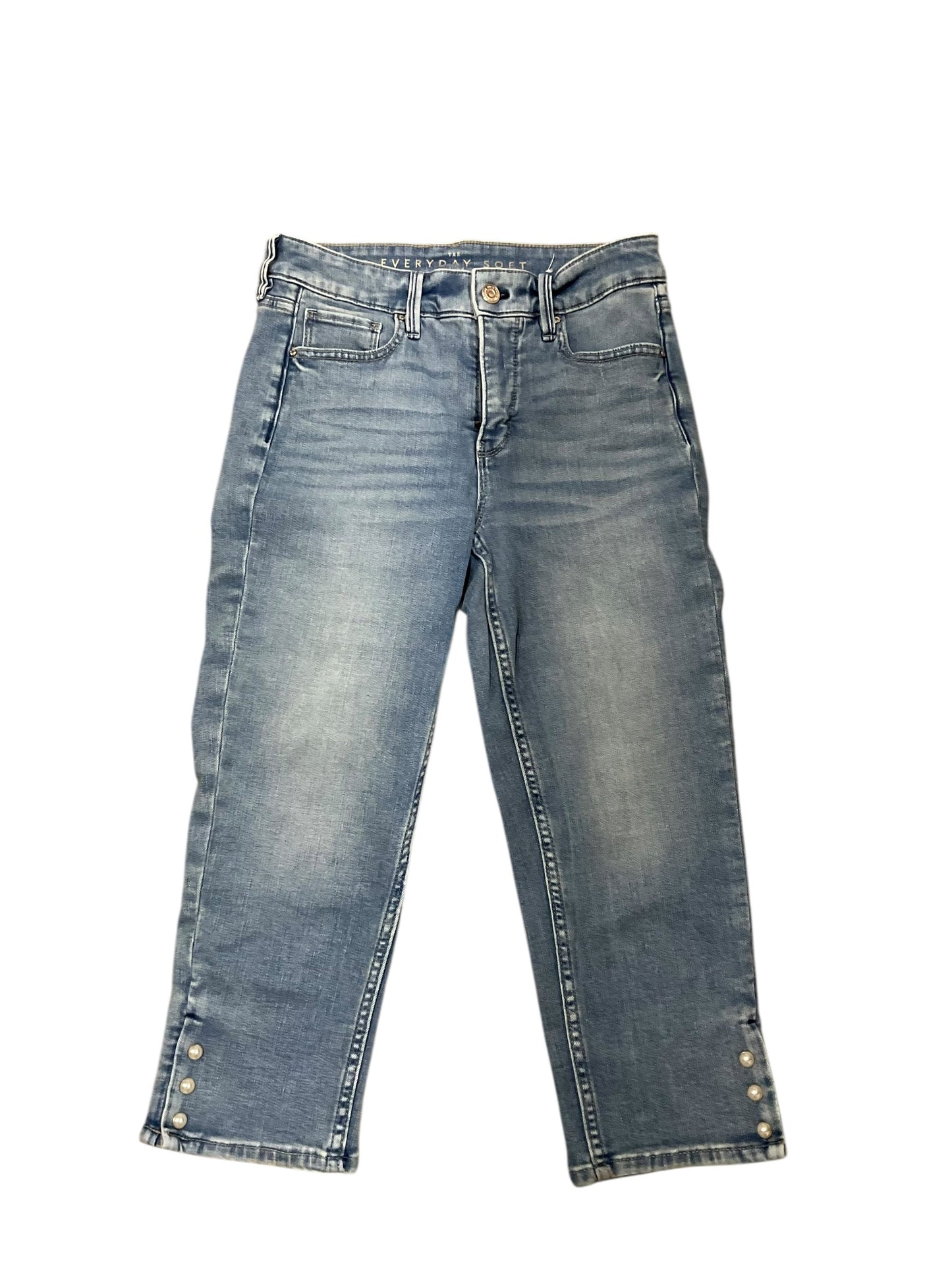 Capris By White House Black Market In Blue Denim, Size:2