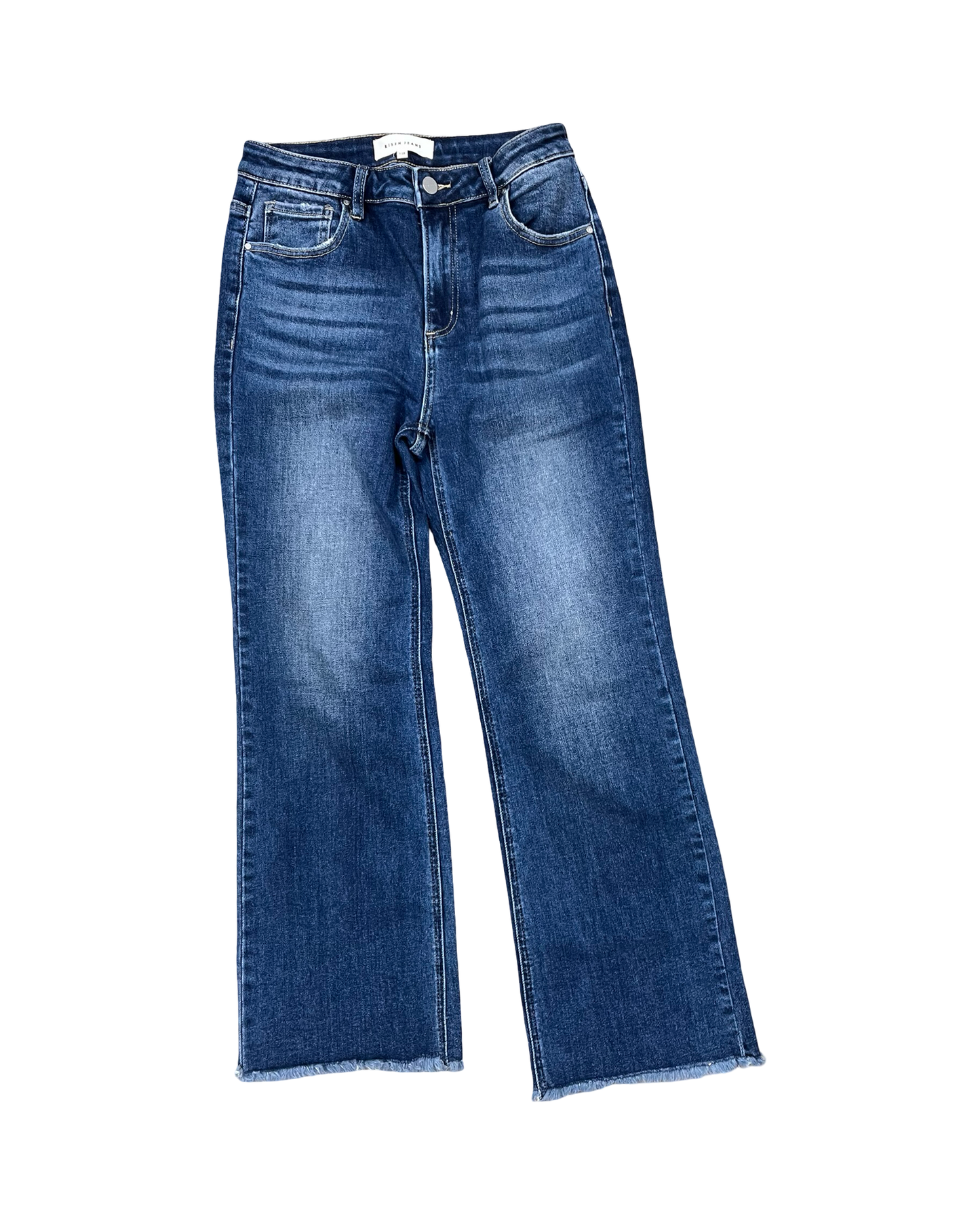 Jeans Flared By Risen In Blue Denim, Size:6