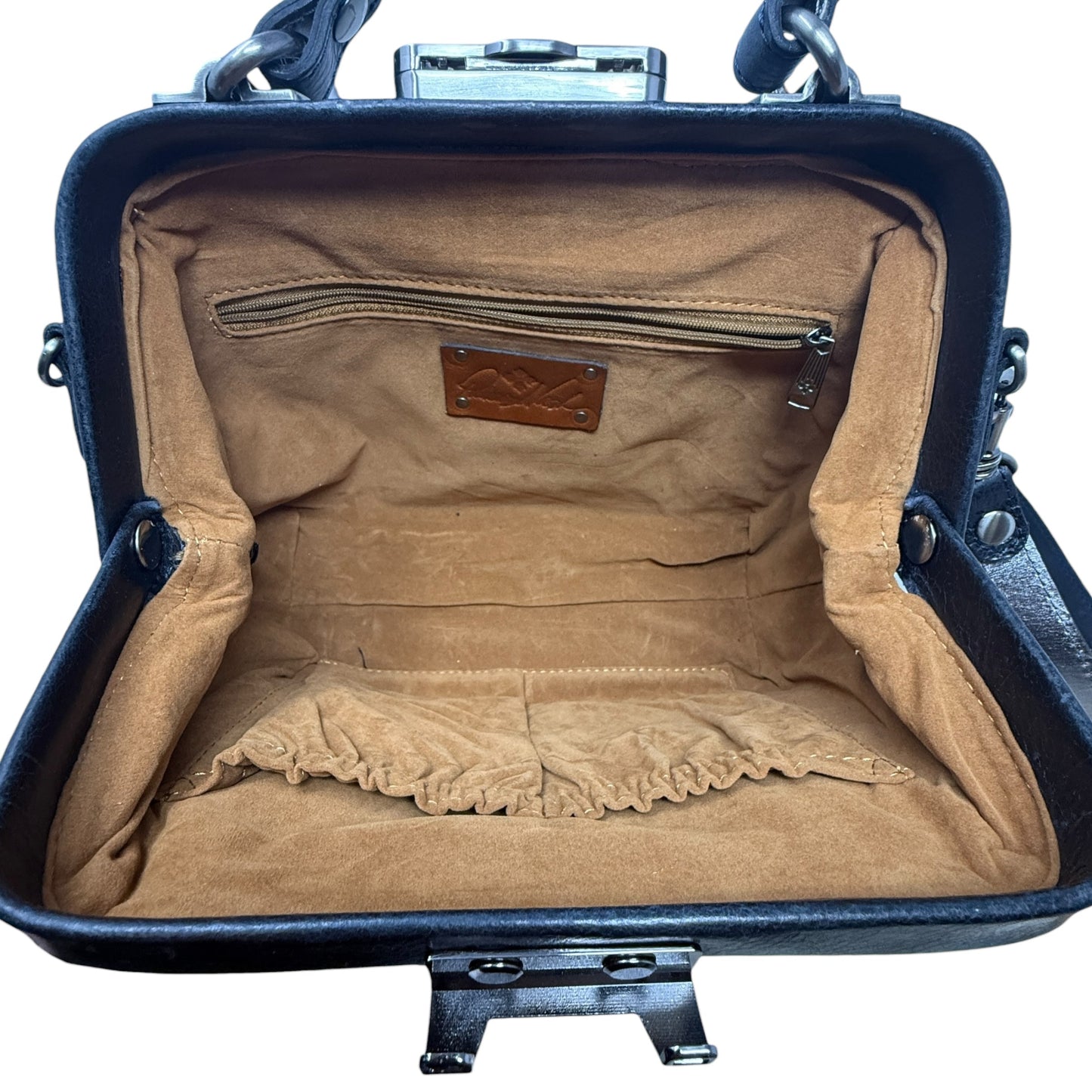 Gracchi Frame Satchel Designer By Patricia Nash, Size: Small