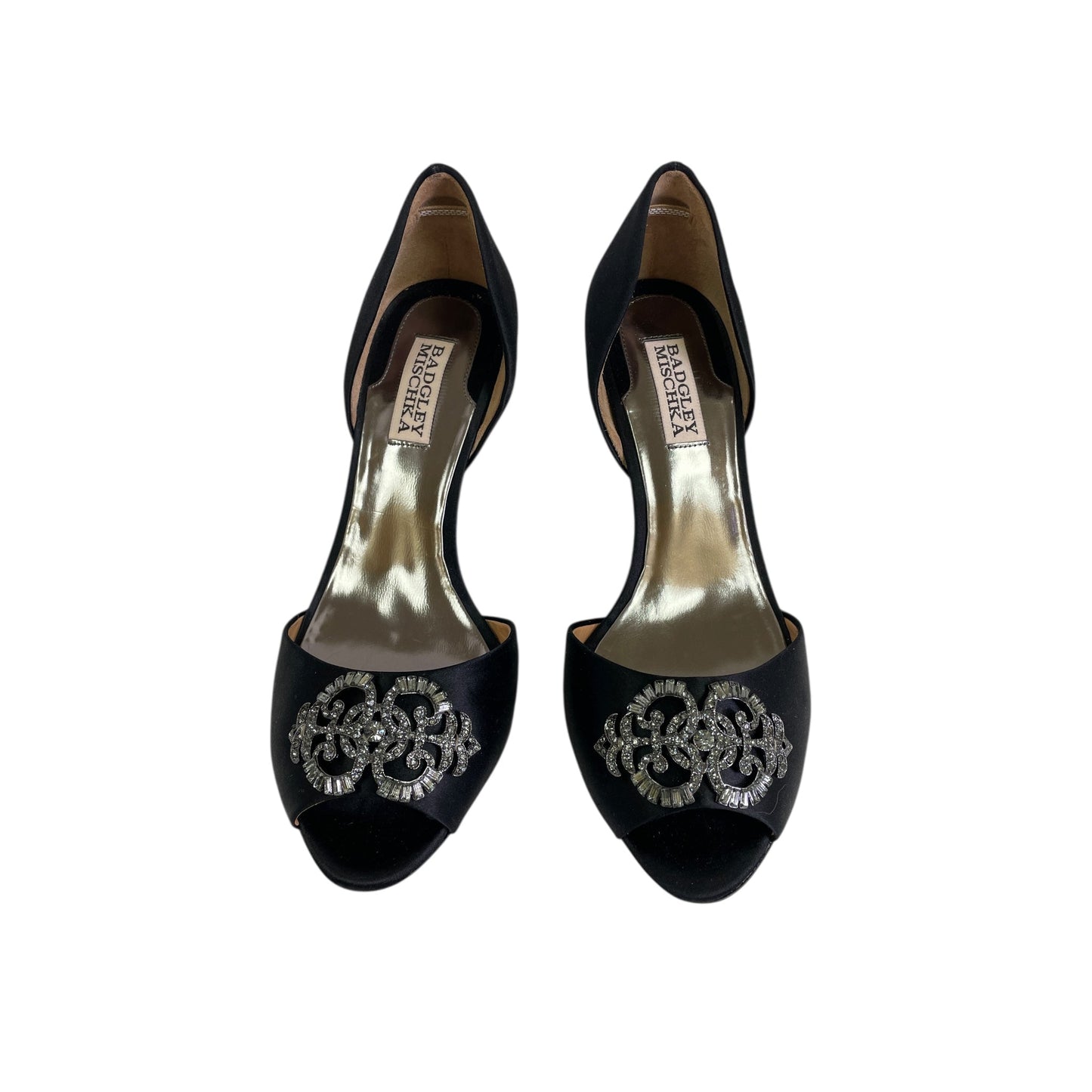 Shoes Heels Stiletto By Badgley Mischka In Black, Size:8