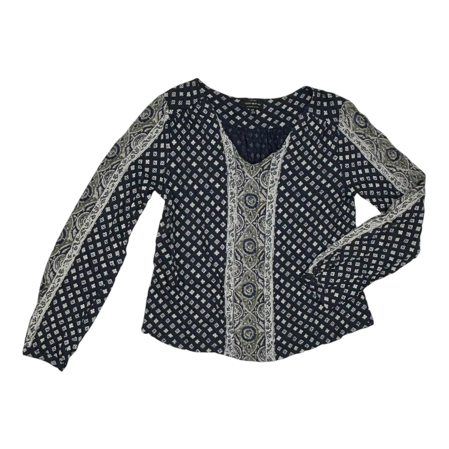 Top Ls By Lucky Brand In Blue, Size:S