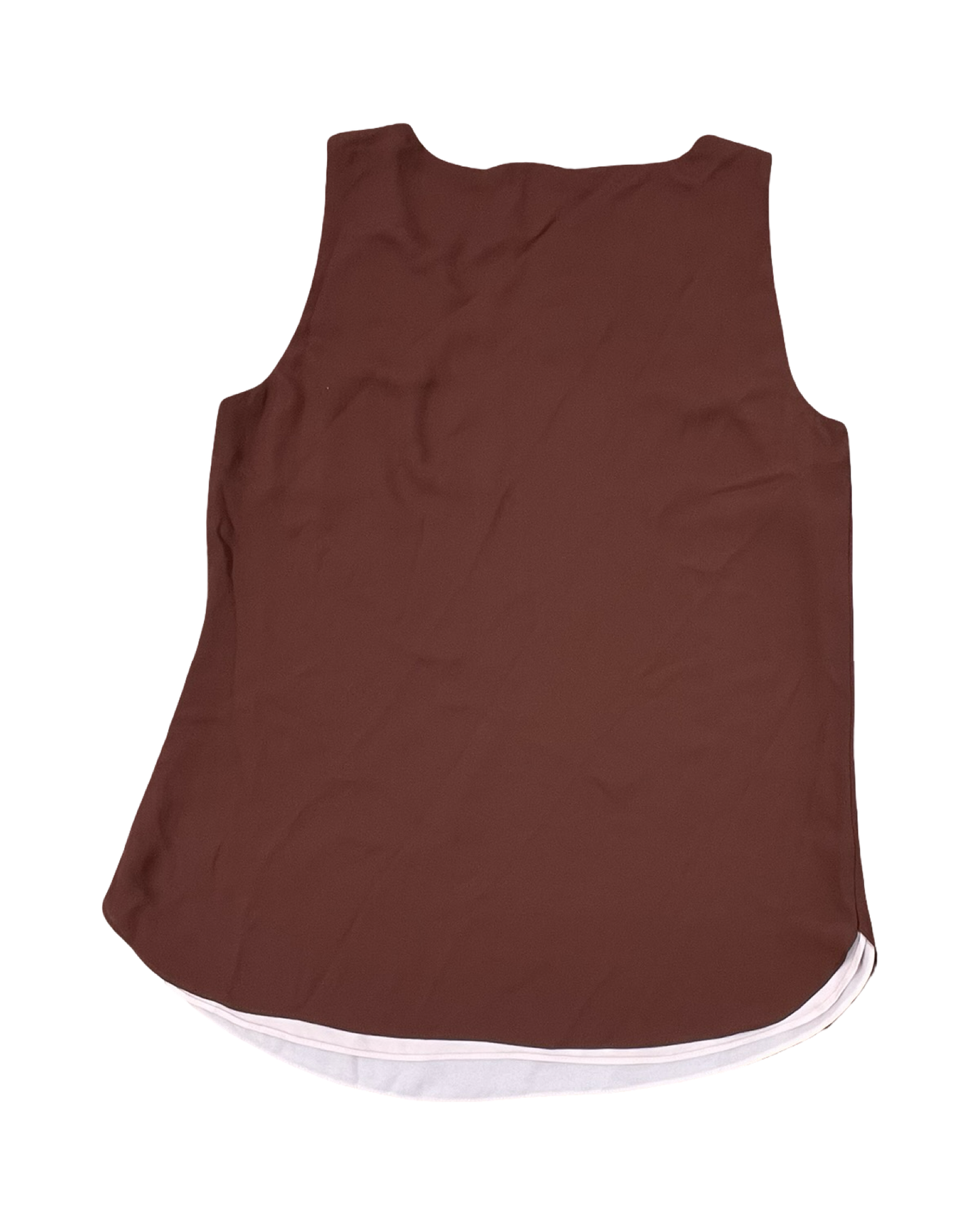 Top Sleeveless Basic By Chicos In Brown, Size:S