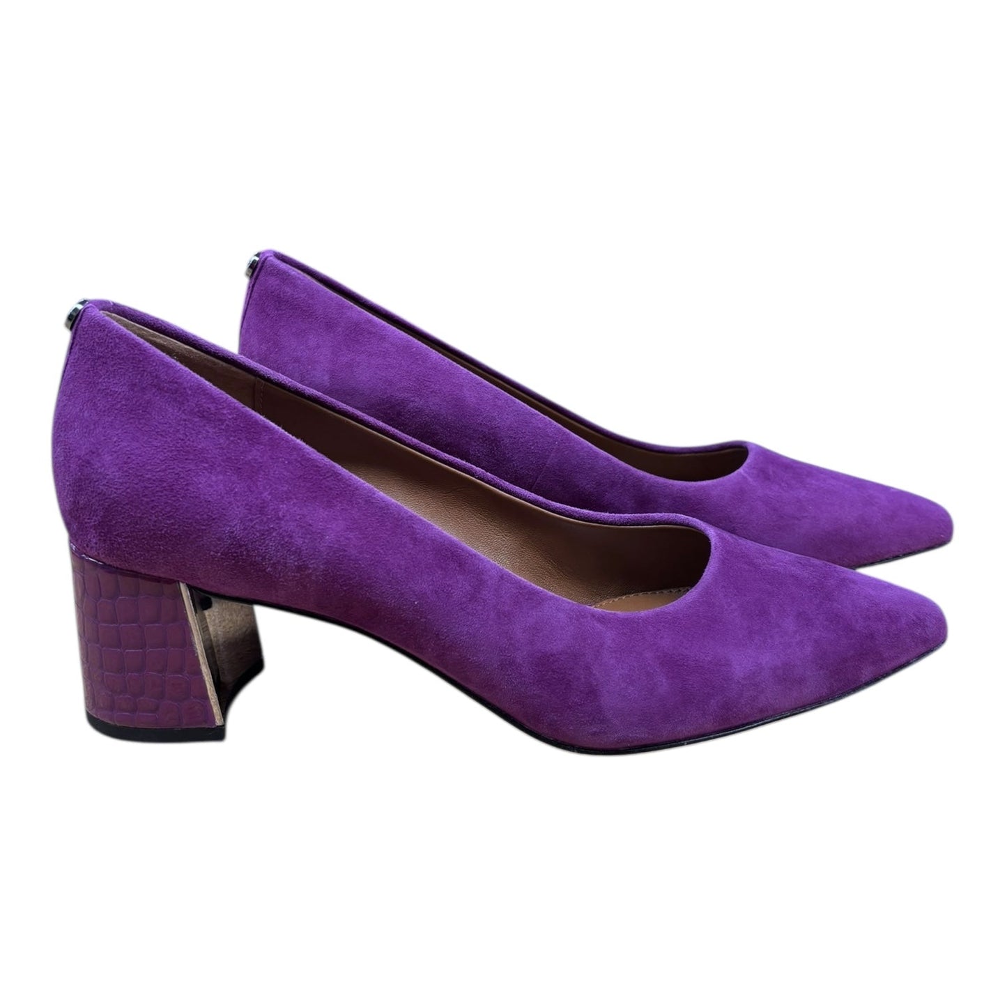Shoes Heels Block By Donald Pliner In Purple, Size:8