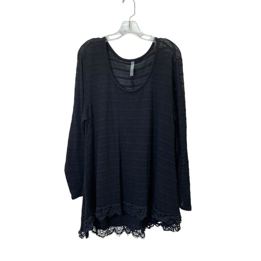 Sweater By Massini In Black, Size:2X