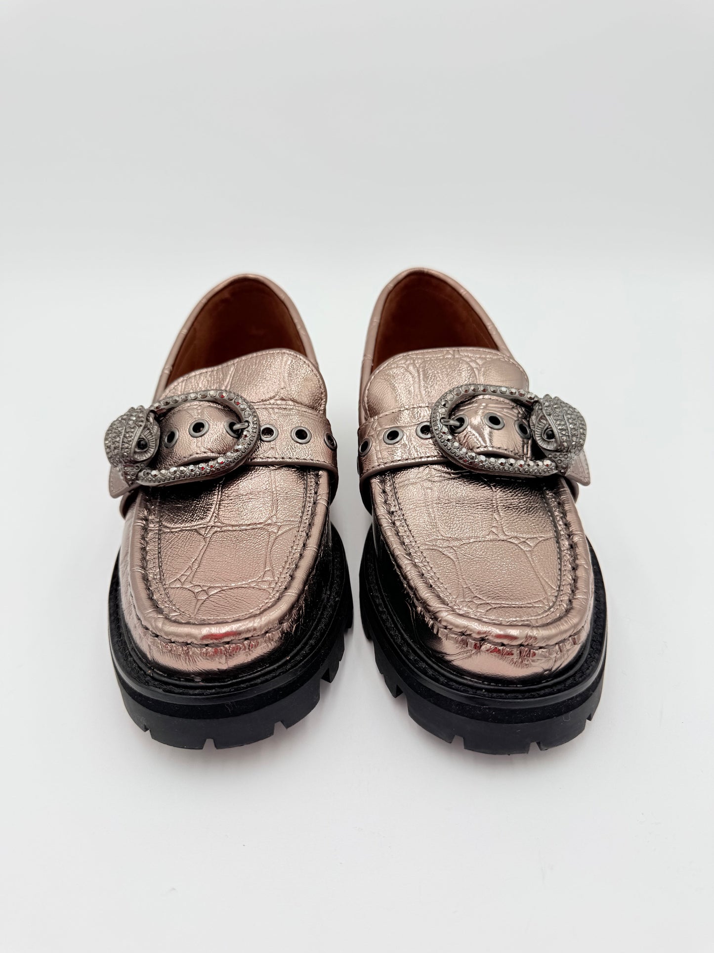 Shoes Designer By Kurt Geiger In Grey, Size: 9