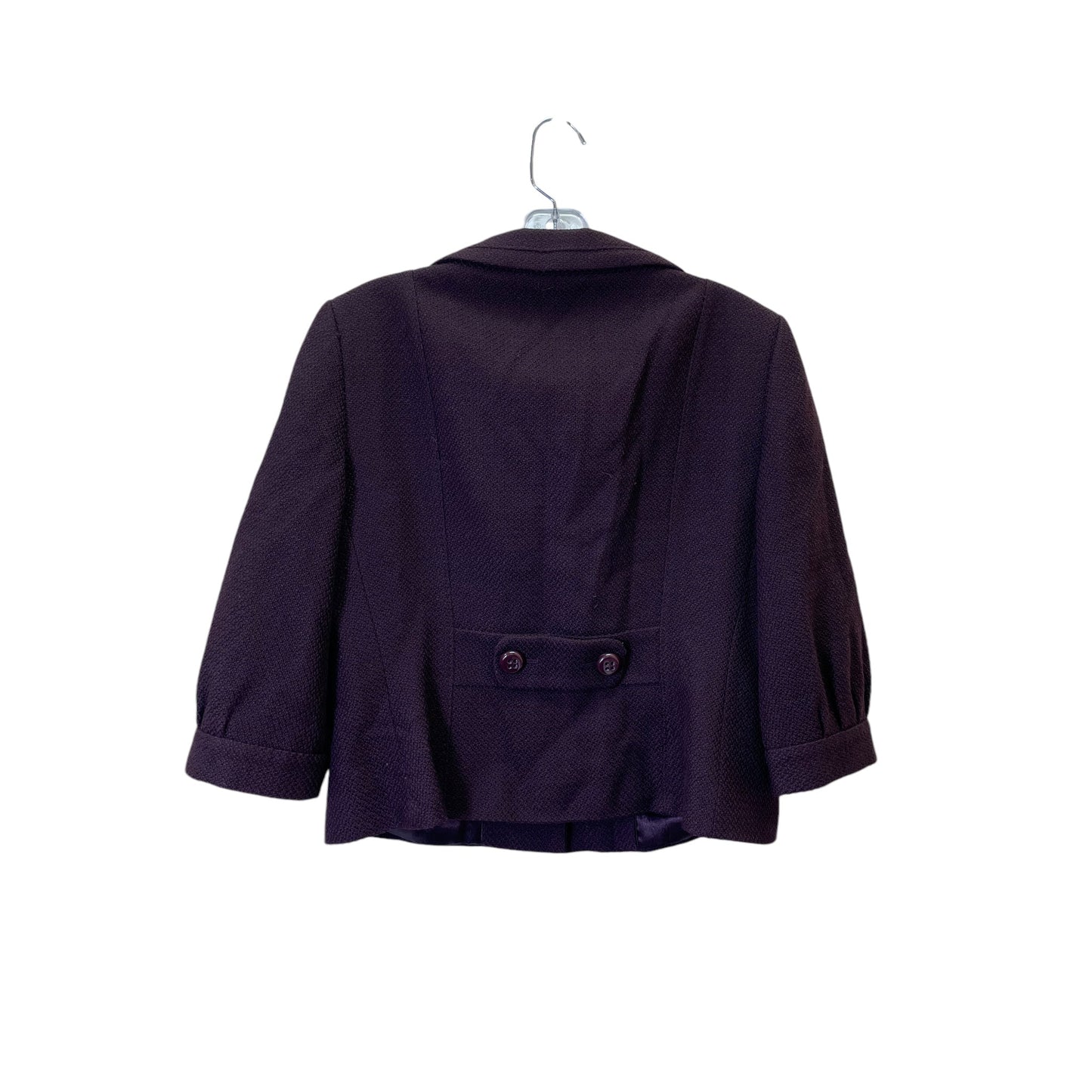 Blazer By Ann Taylor In Purple, Size:M